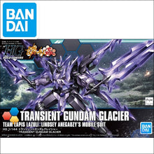 Original Gundam Model HG 1/144 GUNDAM TRANSIENT GUNDAM GLACIER BUILD DIVERS Unchained Mobile Suit Kids Toys