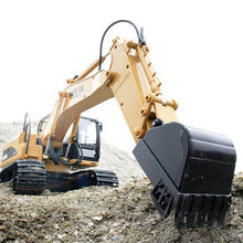 2019 Brand New Toys 15 Channel 2.4G 1/14 RC Excavator Charging RC Car With Battery RC Alloy Excavator RTR For kids