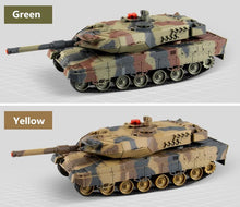 German Panthers battle RC tank HQ-516 IIA6 38CM simulation sound VS HUMAN Recreational infrared remote control main battle toy