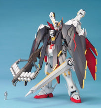 Original Gundam MG 1/100 Model CROSS BONE X-1 Gundam Mobile Suit Kids Toys With Holder