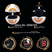 Upgrade BB-8 Ball 20.5cm Star Wars RC Droid Robot 2.4G Remote Control BB8 Intelligent With Sound Robot Toy For Kids Model Action