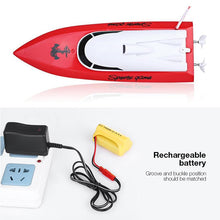 Mini 20km/h Remote Control Racing Boat High Speed RC Speedboat Swimming Pool Lake RC Boats Toys for Kids Children