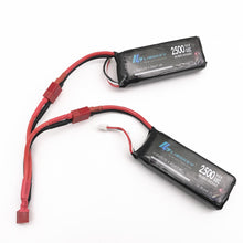 Limskey Power Upgrade to 7.4V 5000MAH (2pcs*2500mah 7.4V ) 40C 2S lipo battery T plug for Wltoys 12428 12423 RC Car Parts