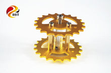 Official DOIT TW-09 Aluminum Alloy Metal Driving Wheel for Toy Tank Track Caterpillar Car Chassis Remote Control Tracked Crawler