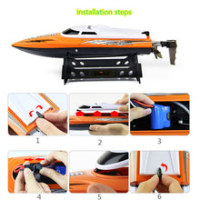 High Speed RC Boat 2.4GHz 4 Channel Racing Fishing Tool Smart RC Boat Toys Fish Finder Ship Boat Remote Control Fishing Boats