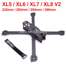 3K Full Carbon Fiber XL5 V2 232mm XL6 283mm XL7 294mm XL8 360mm True X 5 6 7 8 inch FPV Freestyle Frame w/ 4mm arm Racing kit