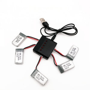 10pcs 3.7V 260MAH Upgrade For Eachine E010 E010C E011 E013 H36 Mini RC Quadcopter 3.7V 260MAH 30C Libo Battery With Charger Set