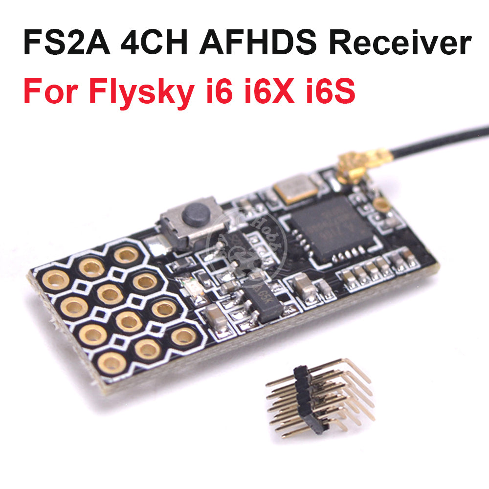 New Arrival FS2A 4CH AFHDS 2A Mini Compatible Receiver PWM Output for Flysky i6 i6X i6S / FS-i6 FS-i6X FS-i6S Transmitter