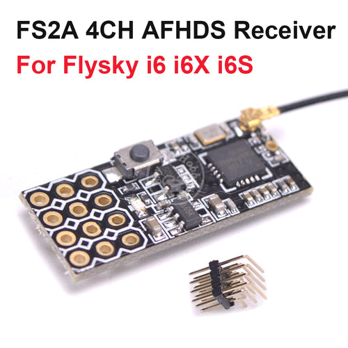New Arrival FS2A 4CH AFHDS 2A Mini Compatible Receiver PWM Output for Flysky i6 i6X i6S / FS-i6 FS-i6X FS-i6S Transmitter