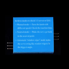 1pcs Multi Servo Tester 3CH ECS Consistency Speed Controler Power Channels CCPM Meter