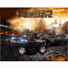 Radio Control Tanks Amphibious Land Water Robotic Remote Control RC Tank Kit Toy For Boys Model Rc Military Plastic Battle Toy