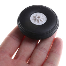2Pcs/lot Tail Wheel Rubber PU Plastic Hub 1" - 3.5" Inch For RC Airplane Replacement Parts Wholesale