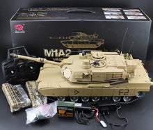 2.4Ghz RC tank Heng Long 1/16 US M1A2 U.S. Army Main Battle Tank Abrams Tusk Tank Ultimate metal version Metal Gear Tracks sound