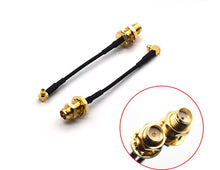1pc Video Transmitter Antenna Extension VTX MMCX Angle to SMA RP-SMA Female Adapter Connector Cable 100mm RC Accessories DIY