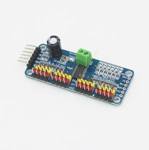 16 Channel 12-bit PWM/Servo Driver-I2C interface Module For Raspberry Pi Shield Module Servo Shield For Arduino Diy Kit