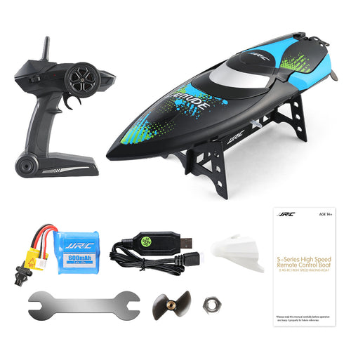 RC Boat JJRC S3 Latitude Remote Control Boat 2.4GHz 2CH 25KM/h Portable Mini RC Boat (JJRC-S3) Ship RC Toys For Children Kids