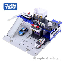 Takara Tomy Tomica Town central Police department building block diecast miniature baby toys model kit hot pop kids dolls