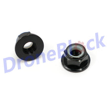 10 Pcs M5 Aluminum Flange Nylon Nut Low Profile CW CCW Anti-Loose Insert lock For 2204 2205 2206 Brushless Motor RC QAV250 210