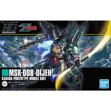 Original Gundam HG 1/144 Model MSK-008 DIJEH GUNDAM Z Mobile Suit Kids Toys With Holder