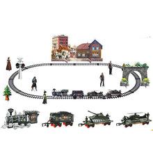Remote Control Conveyance Car Electric Steam Smoke RC Track Train Simulation Model Rechargeable Set Model Kids Toy