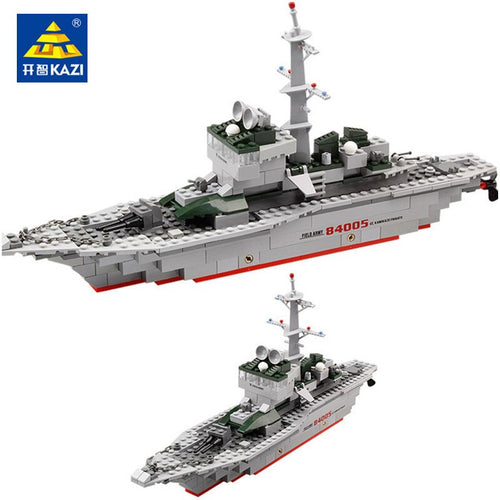 228Pcs Cruiser Army Military Frigate Building Blocks LegoINGLs Bricks Battle War Ship Classic Navy Vessel Boat Toys for Children