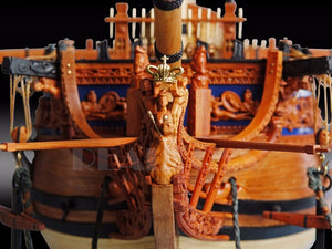 The classic warships model kits 1/30 HMS Royal Caroline 1749 wood battle ship British Royal Caroline sail boat model kit