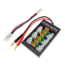 Lipo Charger Adaptor Board Plate 1S-3S XT30 Plug Parallel for 1S 2S 3S LiPo Batteries Compatible with 6pcs XT30 to JST Cable