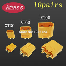 Original Amass Connector XT30 XT30U XT60 XT90 Banana Plug Bullet Connector Male Female For RC FPV Lipo Battery Plug