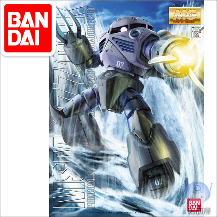Japaness Bandai Original MG 1/100 Gundam MSM-07 Z'GOK Unchained Mobile Suit Kids Toys
