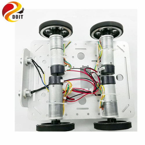 C200 Aluminum Alloy Metal 4wd Robot Wheel Car Chassis Development Kit Remote Control DIY RC Toy Smart Track Model