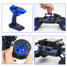 2.4GHz 1:18 Scale 4x4 Rock Crawlers Car RC Rock Crawler 4WD Off Road Race Truck Car Toy, EU Plug
