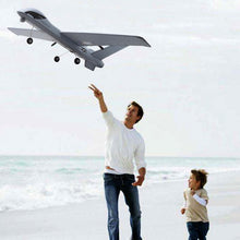 Z51 Super Big 66cm Wingspan Remote Control Airplane Glider EPP Built-in Gyroscope RC Plane UAV with LED Military Aircraft Model