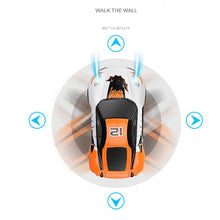 Hot Sales Remote Control Wall Climbing Mini RC Radio Car LED Lighting Antigravity Electronic Toy For Children