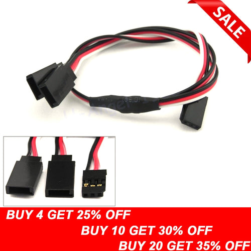 5pcs/lot 300mm 500mm RC Servo Y Extension Cord Cable Lead Wire for JR Futaba