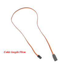 10Pcs 500mm Servo Extension Lead Wire Cable For RC Futaba JR Male to Female 50cm