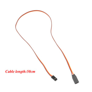 10Pcs 500mm Servo Extension Lead Wire Cable For RC Futaba JR Male to Female 50cm