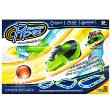 Children's educational assembled remote control rail rc car luminous high-speed pipeline track competitive racing car toy gift