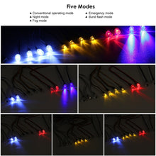 AX-003 Multi-function Ultra Bright LED Lamp Light System Kit for 1/10 1/8 RC Car HSP Traxxas TAMIYA CC01 Axial SCX10 D90 RC Part