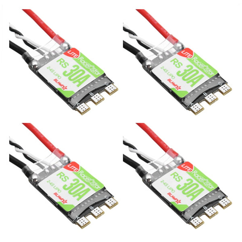 4PCS Racerstar RS30A Lite 30A Blheli_S BB1 2-4S Brushless ESC Support Oneshot42 For RC FPV Racing Drone Multirotor Part DIY Accs