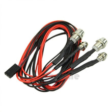 4pcs RC Model Drift Car LED Night 5mm & 3mm headlamps headlights LED Light LED For RC Car