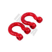 INJORA 4Pcs Red Metal Bumper D-ring Tow Hook for 1/10 RC Crawler Car Traxxas TRX-4 Axial SCX10 90046 D90