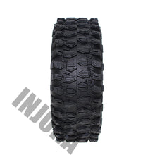 4PCS 120MM 1.9" Rubber Rocks Tyres / Wheel Tires for 1:10 RC Rock Crawler Axial SCX10 90047 D90 D110 TF2 Traxxas TRX-4