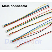 20PCS 1.25mm pitch pigtail male and female cable wire connector plug for drone quadcotper flight controller APM2.6 Pixhawk GPS