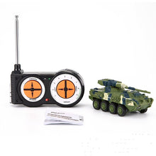 YUKALA 1:72 Radio Remote Control Mini RC German Military Stricker Artillery Car Type-G Electric Airsoft Mini RC Tank