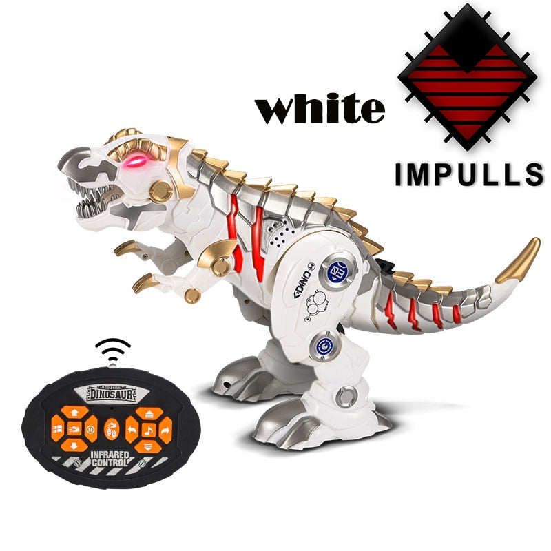 remote control dinosaur kids toy Cool light music intelligent children RC robot mechanical war dragon boy toys FSWOB