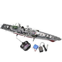 RC Boat 1/275 Destroyer WarShip Remote Control Military Naval Vessels Racing Ship Electronic Model For Kids Birthday Hobby Toys