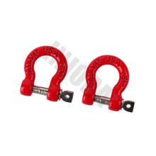 INJORA 4Pcs Red Metal Bumper D-ring Tow Hook for 1/10 RC Crawler Car Traxxas TRX-4 Axial SCX10 90046 D90
