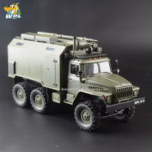 WPL B36 1:16 Ural RC Car 6WD Military Truck Rock Crawler Command Communication Vehicle KIT Toy Carrinho de controle