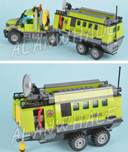 889pcs City Volcano Exploration Mobile Base Mountain Geological Survey 02005 Figure Building Blocks Toys Compatible With LegoING