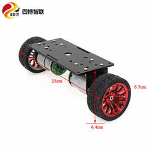 SZDOIT Metal Double-Layer 2WD Smart Robot Tank Car Chassis Kit Robotic Frame With 12V Motor 65/85/130mm Wheel DIY For Arduino